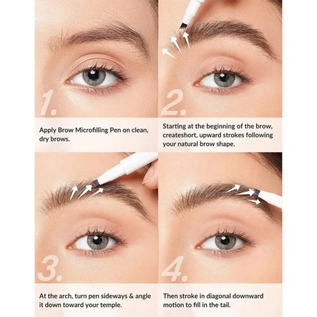 قلم حواجب شعرة بشعرة